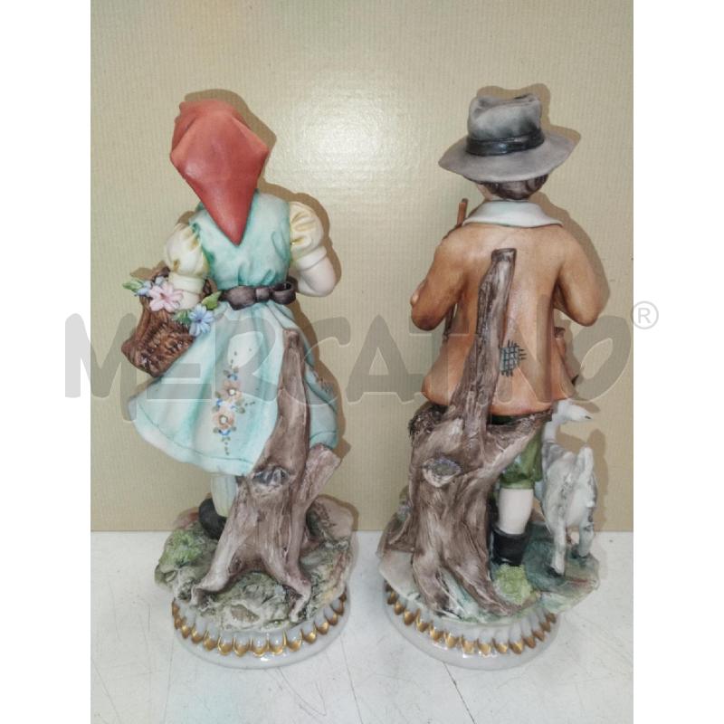 STATUINE COPPIA RAGAZZI G.CORTESE CAPODIMONTE | Mercatino dell'Usato Roma zona marconi 2