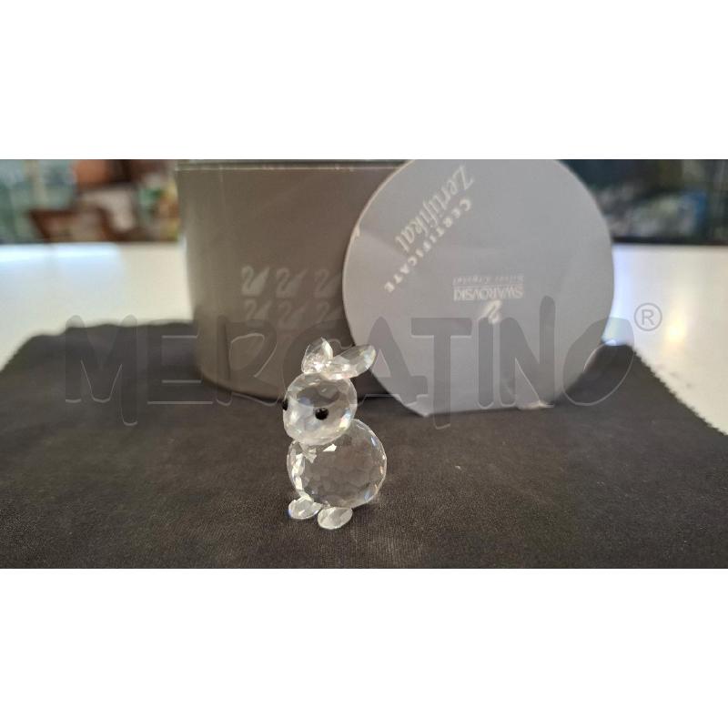 SWAROVSKI MINI CONIGLIO SEDUTO C/SCAT | Mercatino dell'Usato Roma zona marconi 1