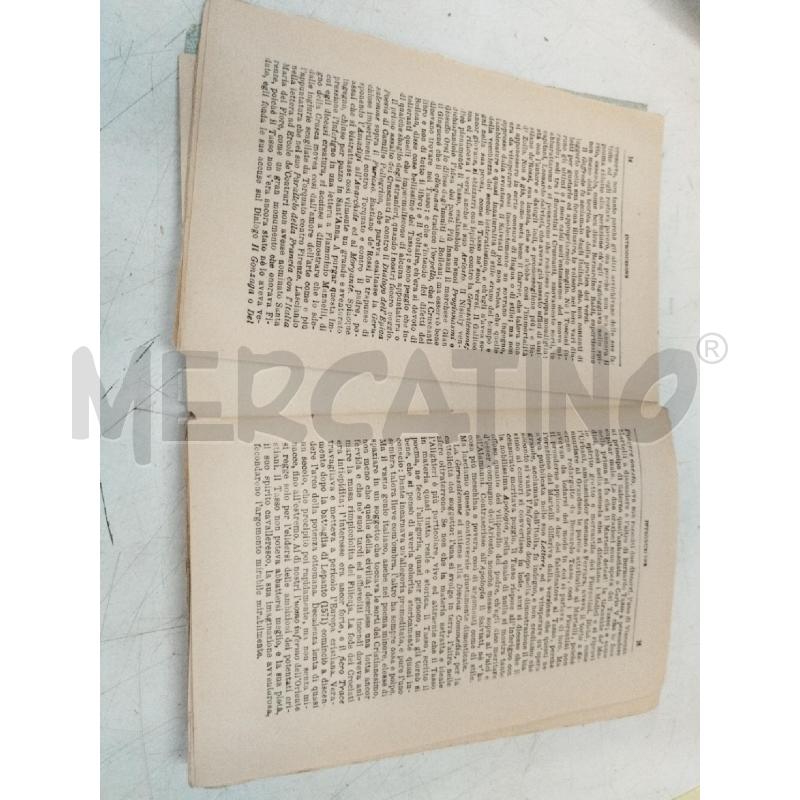 TASSO LA GERUSALEMME LIBERATA BIBL.CALSS.ECON | Mercatino dell'Usato Roma zona marconi 3