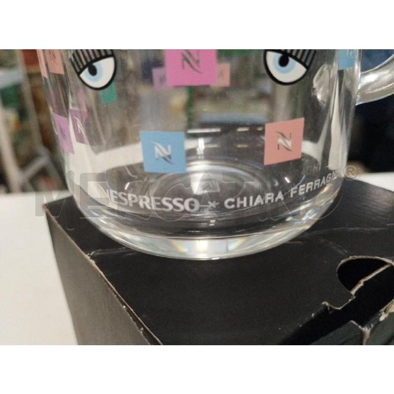 TAZZA CHIARA FERRAGNI NESPRESSO | Mercatino dell'Usato Roma zona marconi 2