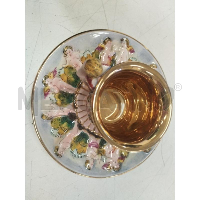 TAZZINA DA COLLEZIONE CAPODIMONTE ANGIOLETTI | Mercatino dell'Usato Roma zona marconi 2