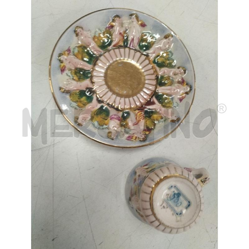 TAZZINA DA COLLEZIONE CAPODIMONTE ANGIOLETTI | Mercatino dell'Usato Roma zona marconi 3