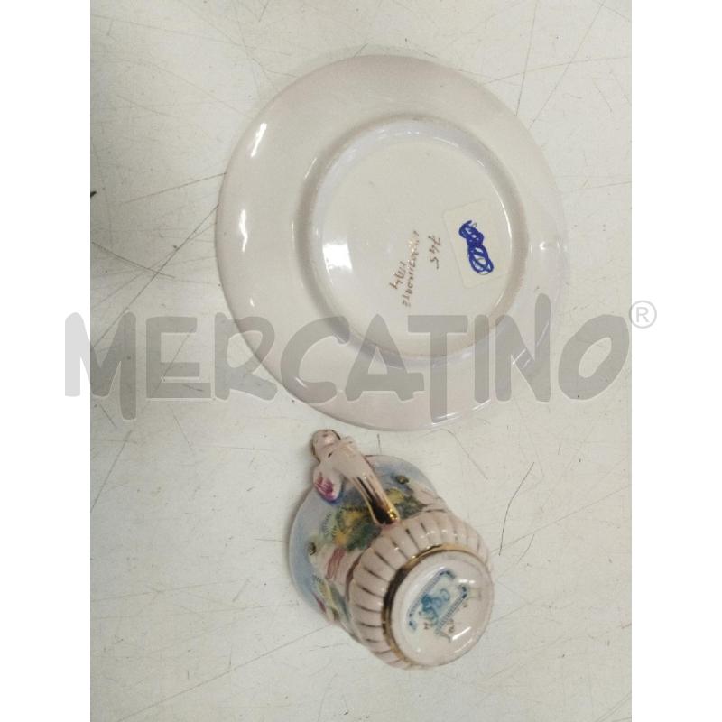 TAZZINA DA COLLEZIONE CAPODIMONTE ANGIOLETTI | Mercatino dell'Usato Roma zona marconi 4