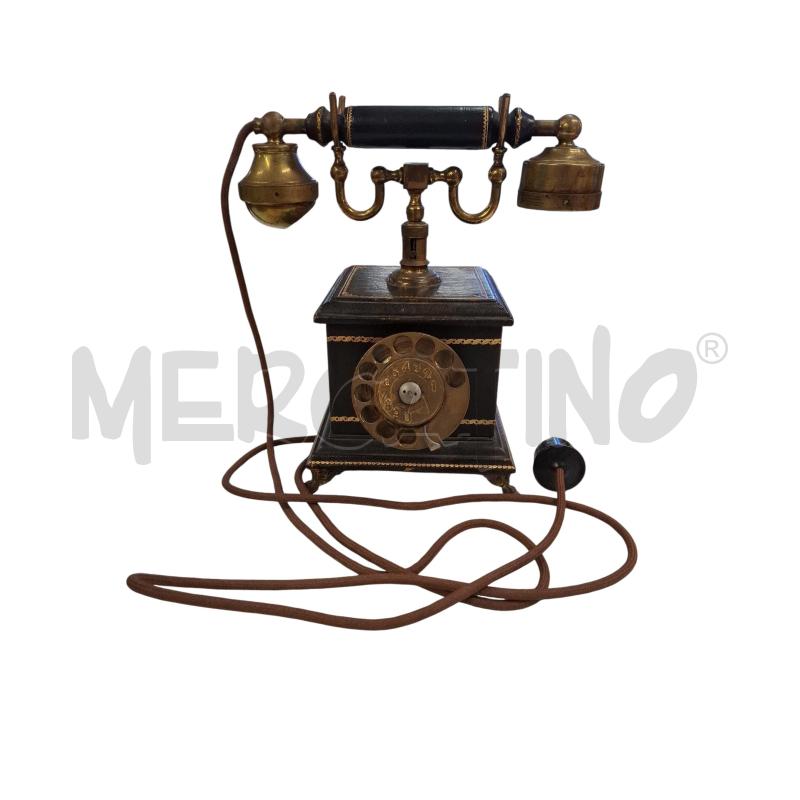 TELEFONO STILE ANTICO NON TESTATO CUOIO OTTONE | Mercatino dell'Usato Roma zona marconi 1
