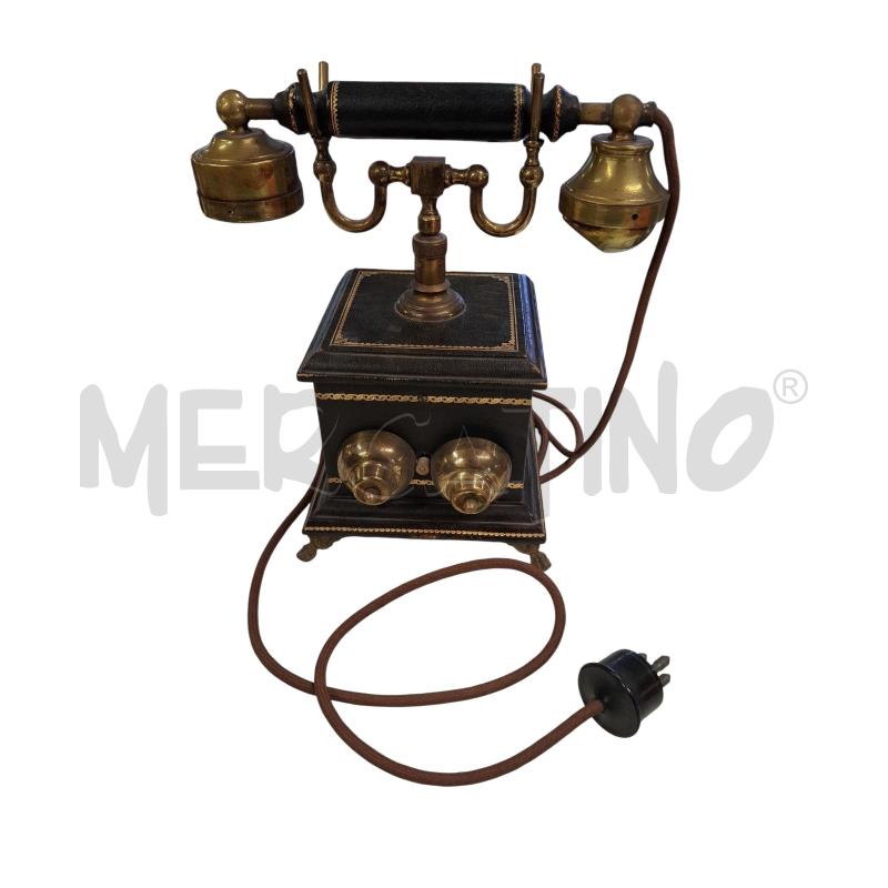TELEFONO STILE ANTICO NON TESTATO CUOIO OTTONE | Mercatino dell'Usato Roma zona marconi 2