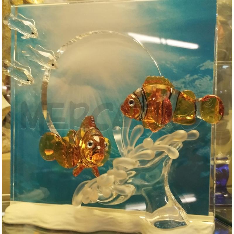 TRITTICO SWAROVSKI WONDERS OF THE SEA CON BASI LUMINOSE | Mercatino dell'Usato Roma zona marconi 2