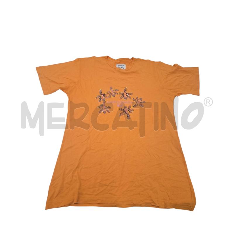 T SHIRT D ALBERTA FERRETTI ARANCIONE | Mercatino dell'Usato Roma zona marconi 1
