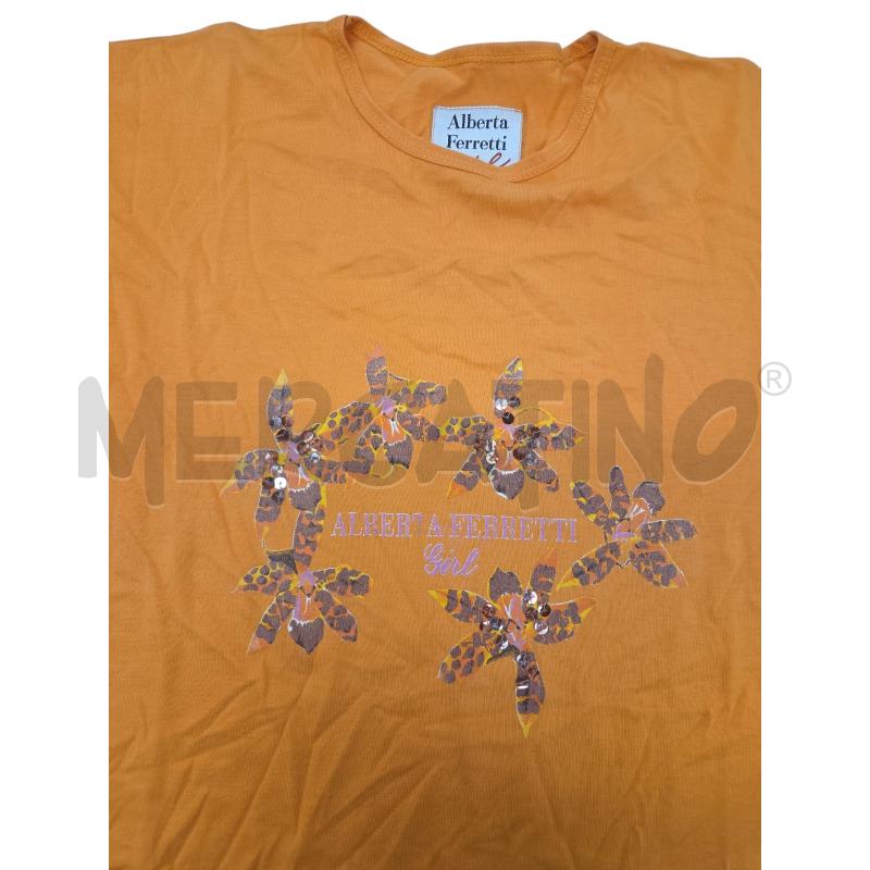 T SHIRT D ALBERTA FERRETTI ARANCIONE | Mercatino dell'Usato Roma zona marconi 2