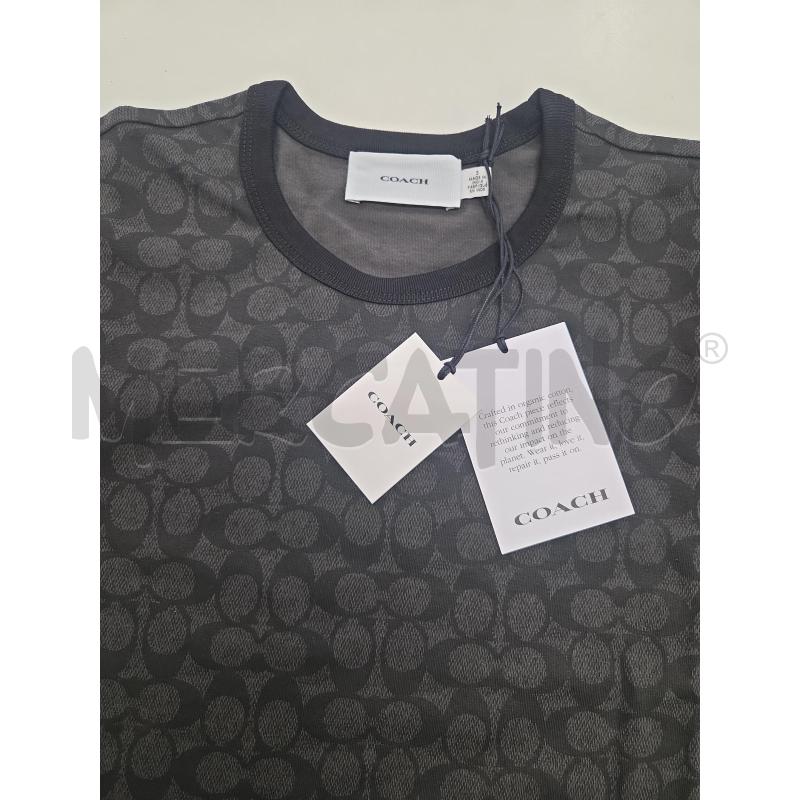 T SHIRT U COACH NERA | Mercatino dell'Usato Roma zona marconi 2