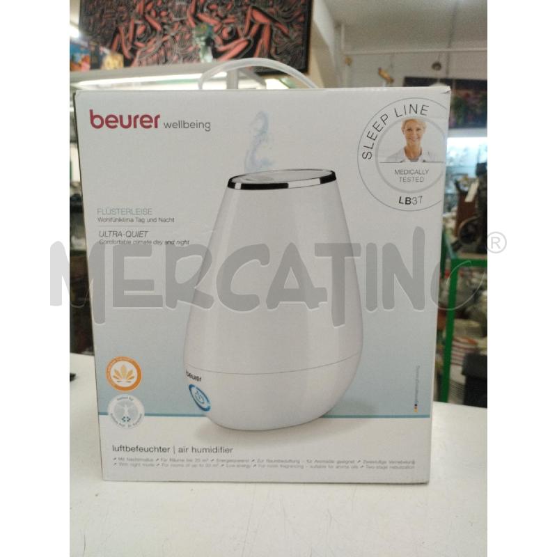 UMIDIFICATORE D'ARIA BEURER LB37 MAI USATO | Mercatino dell'Usato Roma zona marconi 1