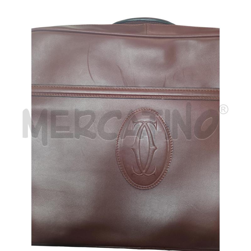 VALIGIA/TROLLEY CARTIER PELLE  | Mercatino dell'Usato Roma zona marconi 4