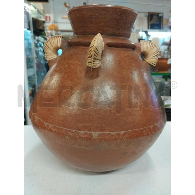 VASO 4M/CORDA ETNICO TERRACOTTA | Mercatino dell'Usato Roma zona marconi 2