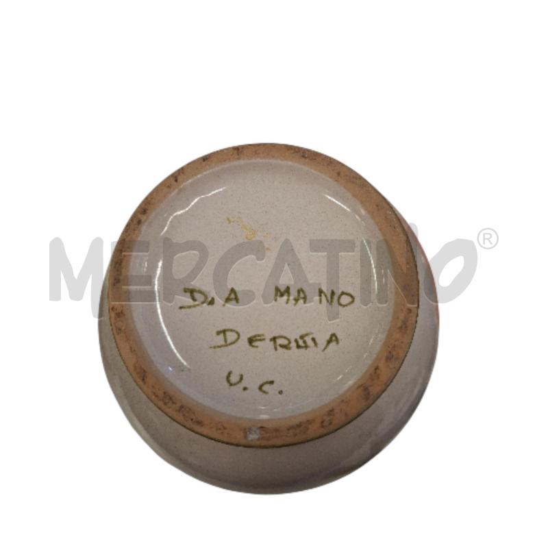VASO DERUTA DIPINTO FIORELLINI AZZURRI ALT 30 CM  | Mercatino dell'Usato Roma zona marconi 4