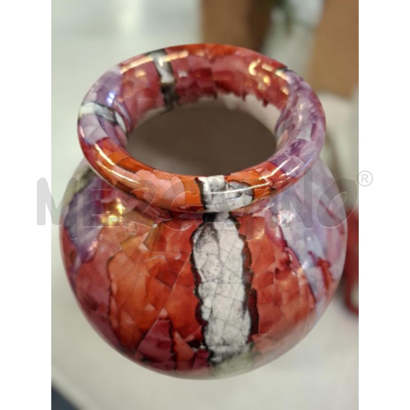 VASO IN CERAMICA SARDA  CLAUDIO PULLI ALT  17 CM  | Mercatino dell'Usato Roma zona marconi 3