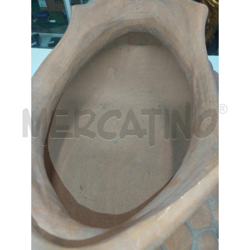 VASO IN TERRACOTTA OVALE IN STILE | Mercatino dell'Usato Roma zona marconi 2