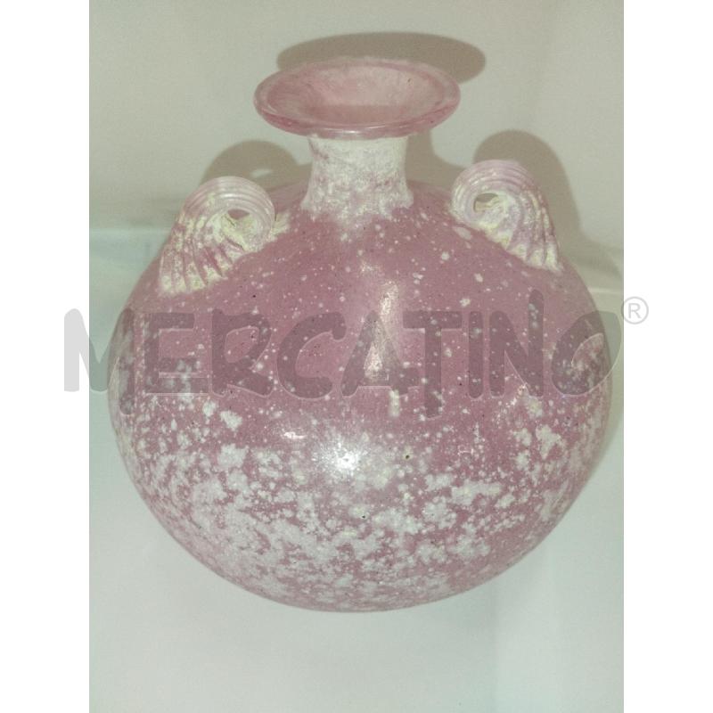VASO SABBIATO ROSA CM 15 2 RICCIOLI | Mercatino dell'Usato Roma zona marconi 1