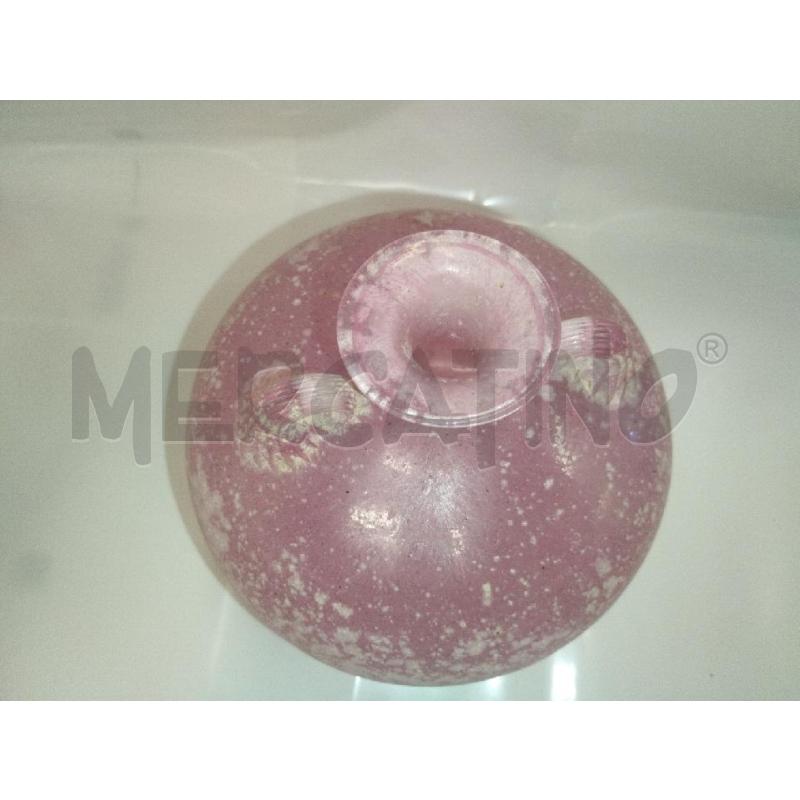 VASO SABBIATO ROSA CM 15 2 RICCIOLI | Mercatino dell'Usato Roma zona marconi 2