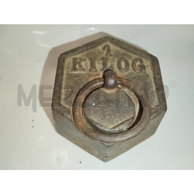 VECCHIO PESO PER BILANCIA 1 KILOG | Mercatino dell'Usato Roma zona marconi 1