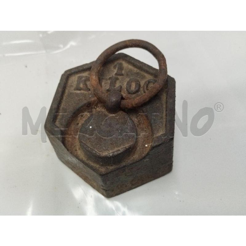 VECCHIO PESO PER BILANCIA 1 KILOG | Mercatino dell'Usato Roma zona marconi 3