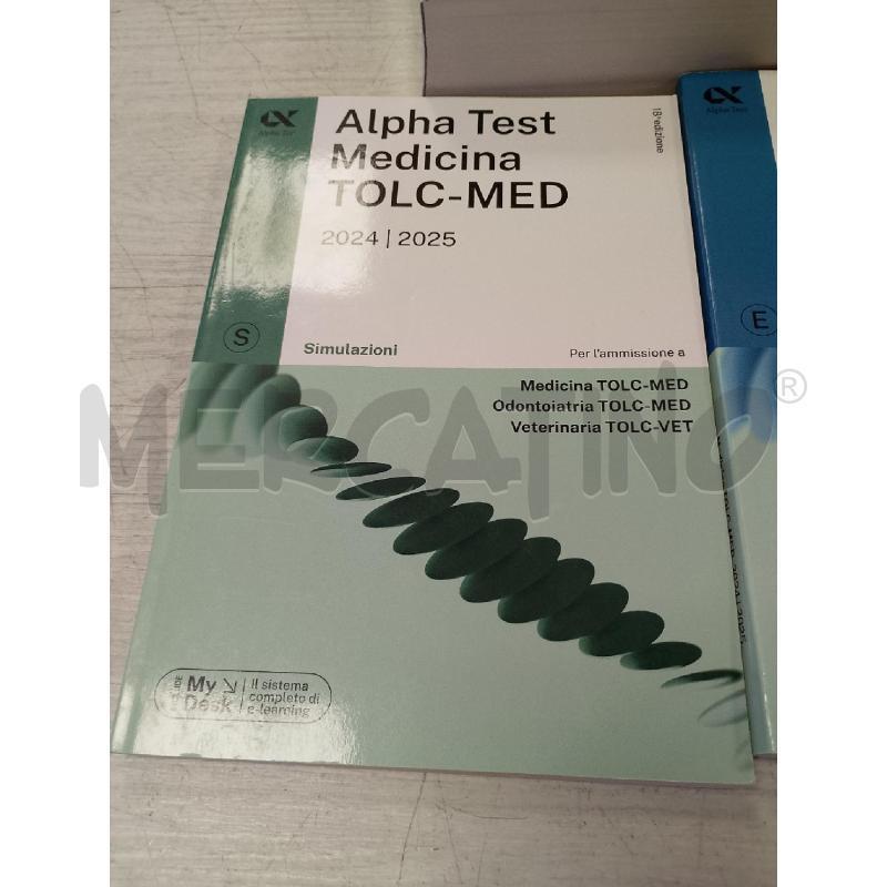 ALPHA TEST 3 MANUALI ESERCITAZIONI MEDICINA | Mercatino dell'Usato Ciampino 2