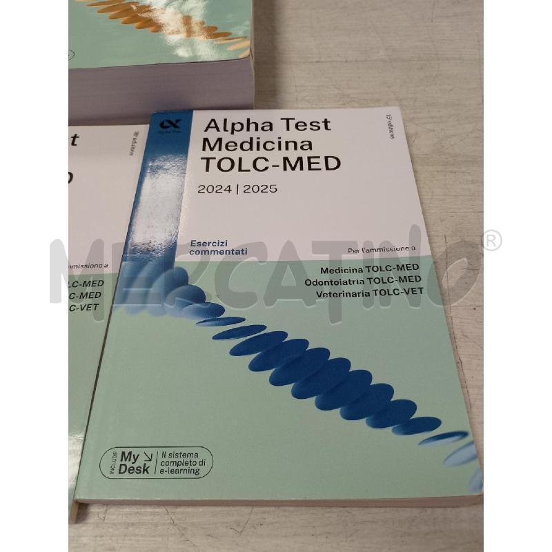 ALPHA TEST 3 MANUALI ESERCITAZIONI MEDICINA | Mercatino dell'Usato Ciampino 3