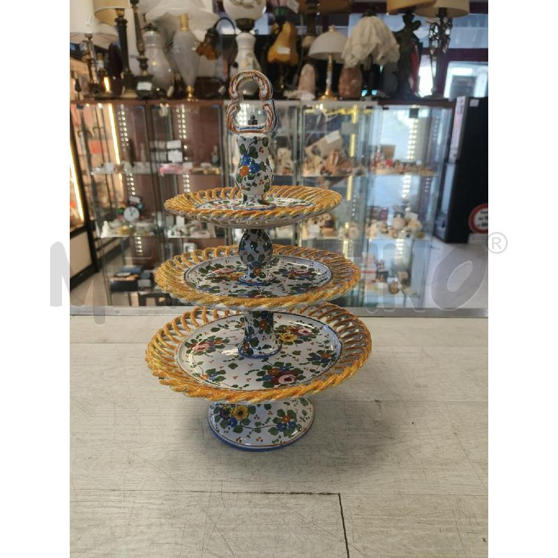 ALZATINA CERAMICA PER DOLCI CASTELLI | Mercatino dell'Usato Ciampino 1