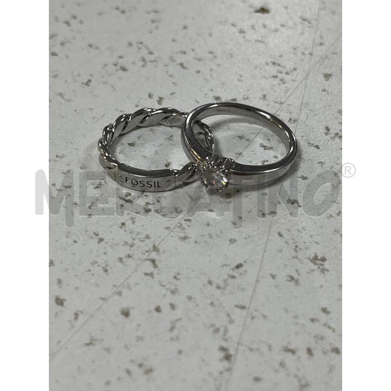 ANELLO DONNA 2PZ FOSSIL  | Mercatino dell'Usato Ciampino 1