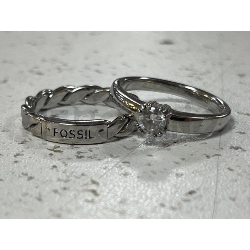 ANELLO DONNA 2PZ FOSSIL  | Mercatino dell'Usato Ciampino 2