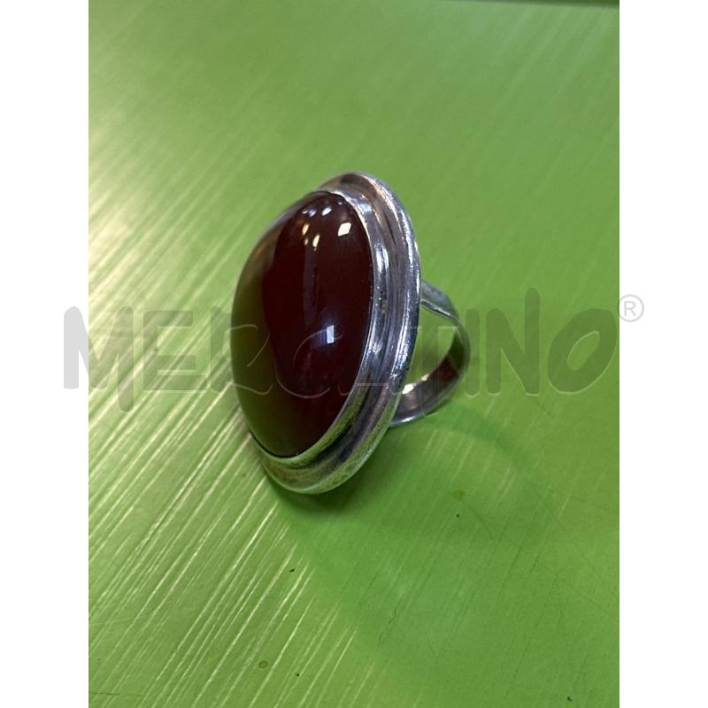 ANELLO DONNA ARG925 CORNIOLA GRANDE | Mercatino dell'Usato Ciampino 1