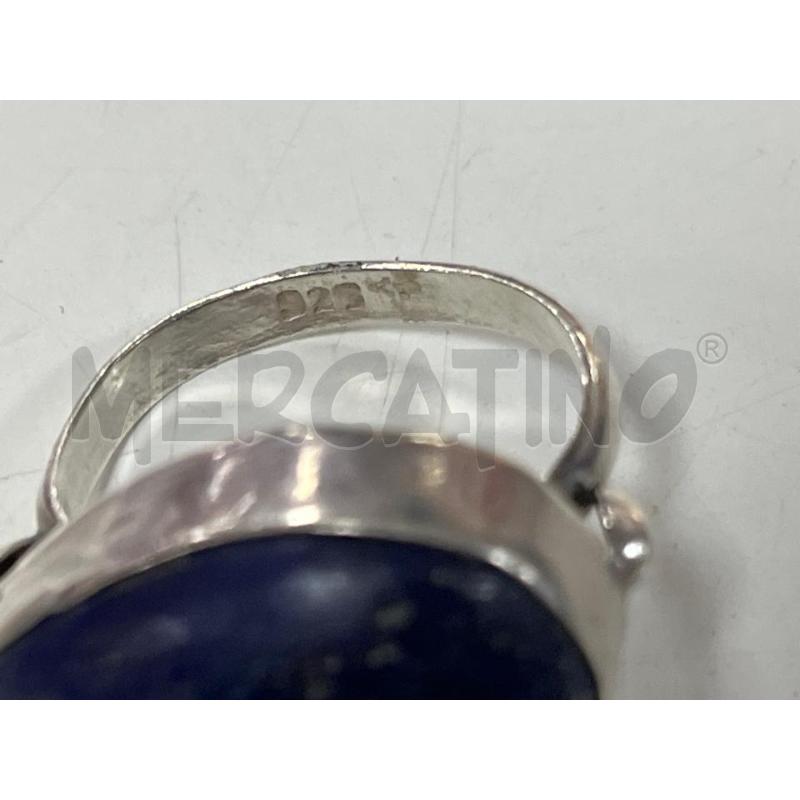 ANELLO DONNA ARG 925 LAPISLAZZULI | Mercatino dell'Usato Ciampino 4