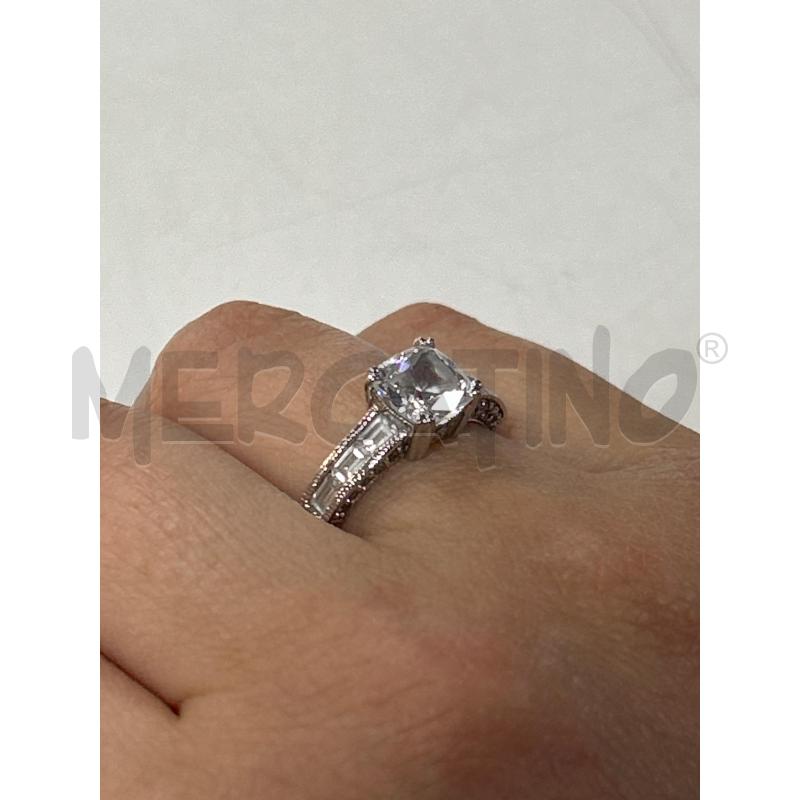 ANELLO DONNA SOLITARIO ARG925 BRILL CENTR | Mercatino dell'Usato Ciampino 3