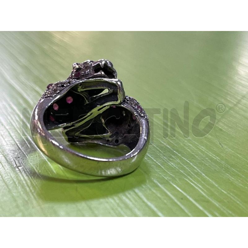 ANELLO DONNA TIGRI GRIGIE BRILL VIOLA | Mercatino dell'Usato Ciampino 3