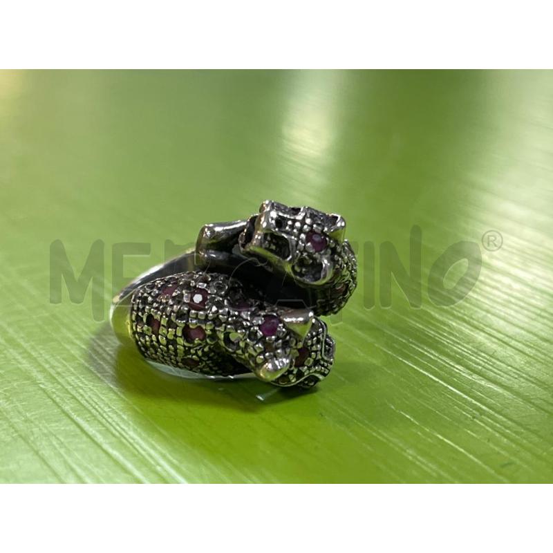 ANELLO DONNA TIGRI GRIGIE BRILL VIOLA | Mercatino dell'Usato Ciampino 4