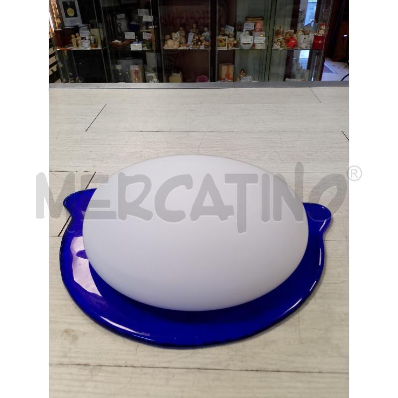 APPLIQUE MURANO DUE BLU E BIANCA  | Mercatino dell'Usato Ciampino 3