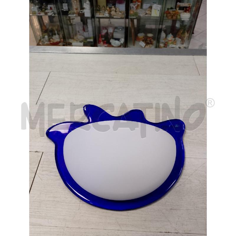 APPLIQUE MURANO DUE BLU E BIANCA | Mercatino dell'Usato Ciampino 1
