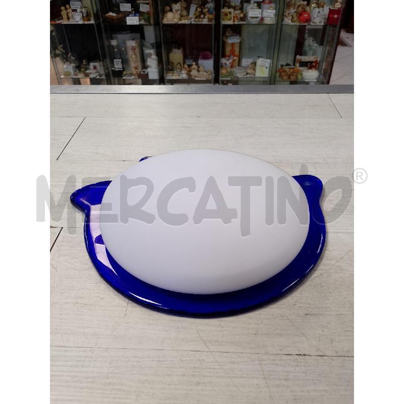 APPLIQUE MURANO DUE BLU E BIANCA | Mercatino dell'Usato Ciampino 3