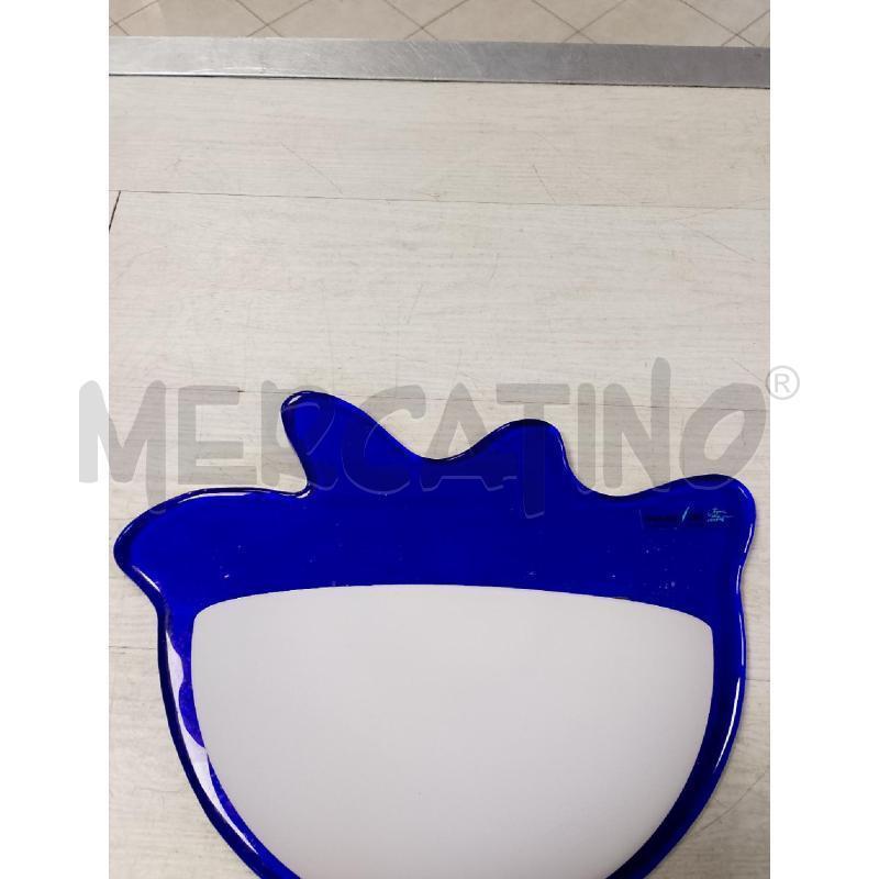 APPLIQUE MURANO DUE BLU E BIANCA | Mercatino dell'Usato Ciampino 4
