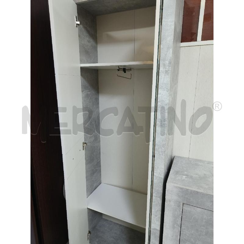 ARMADIETTO BIANCO/GRIGIO SPECCHIO | Mercatino dell'Usato Ciampino 3