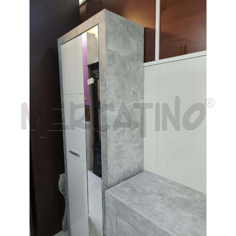 ARMADIETTO BIANCO/GRIGIO SPECCHIO | Mercatino dell'Usato Ciampino 4