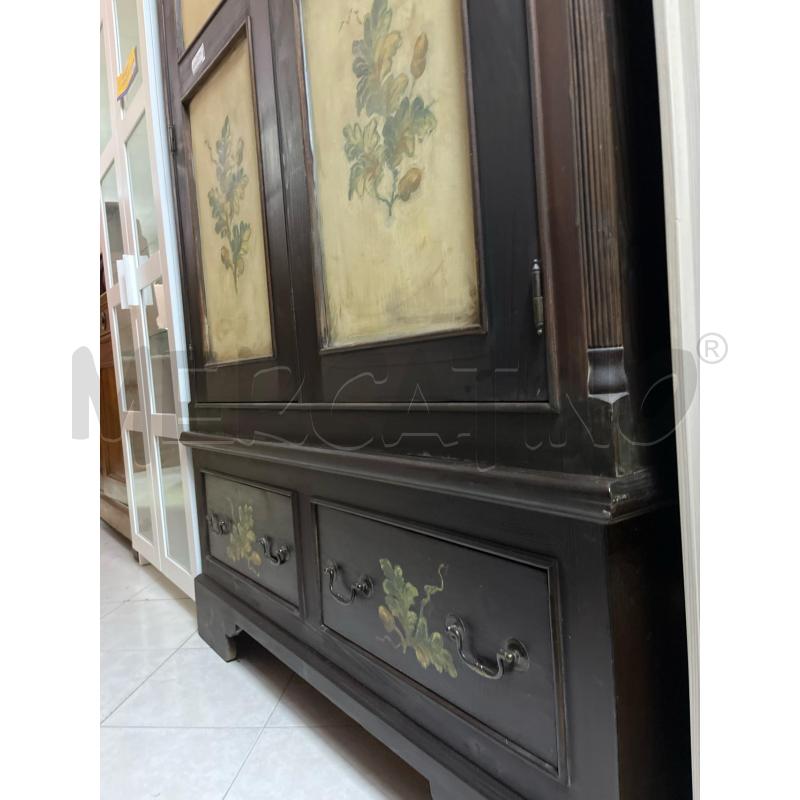 ARMADIETTO LEGNO 2 ANTE 2 CASSETTI GHIANDE | Mercatino dell'Usato Ciampino 3