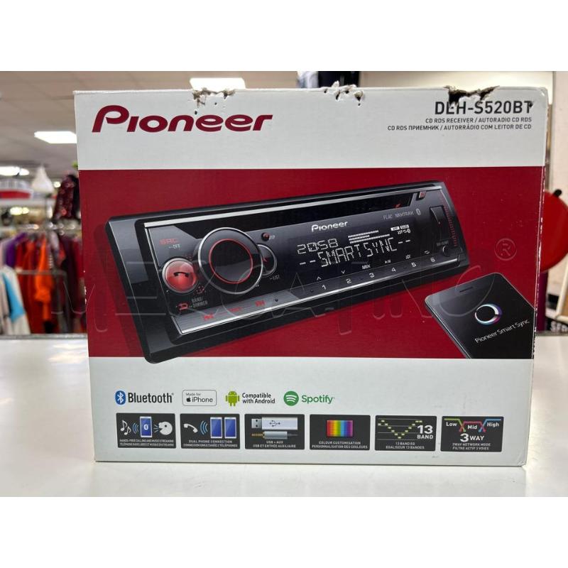 AUTORADIO PIONEER DEH-S520BT | Mercatino dell'Usato Ciampino 1