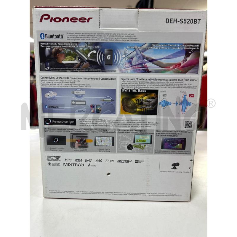 AUTORADIO PIONEER DEH-S520BT | Mercatino dell'Usato Ciampino 2