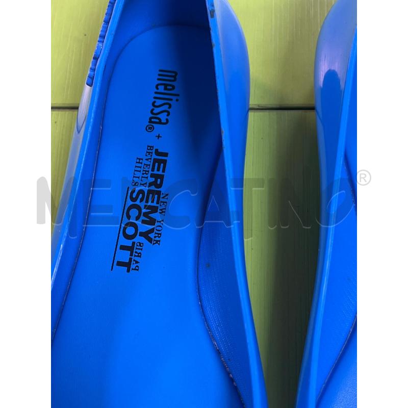 BALLERINA MELISSA+JEREMY SCOTT BLU CUORE FUCSIA  | Mercatino dell'Usato Ciampino 2