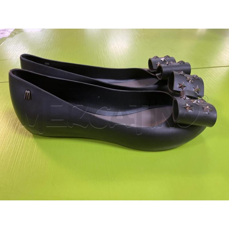 BALLERINA MELISSA NERA FIOCCO BORCHIE DAVANTI | Mercatino dell'Usato Ciampino 3