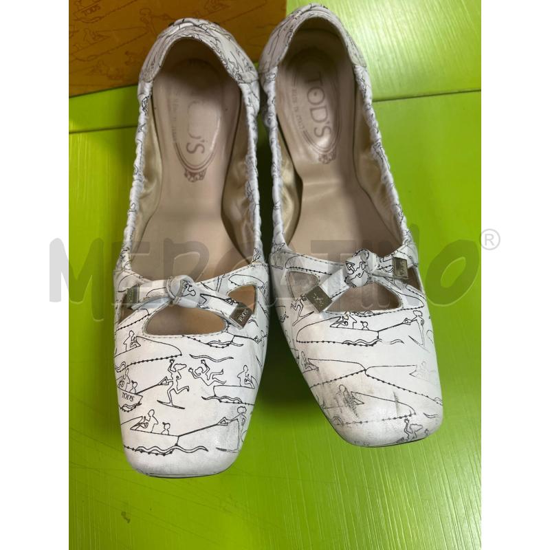 BALLERINA TOD'S BIANCA E NERA DEGAS | Mercatino dell'Usato Ciampino 2
