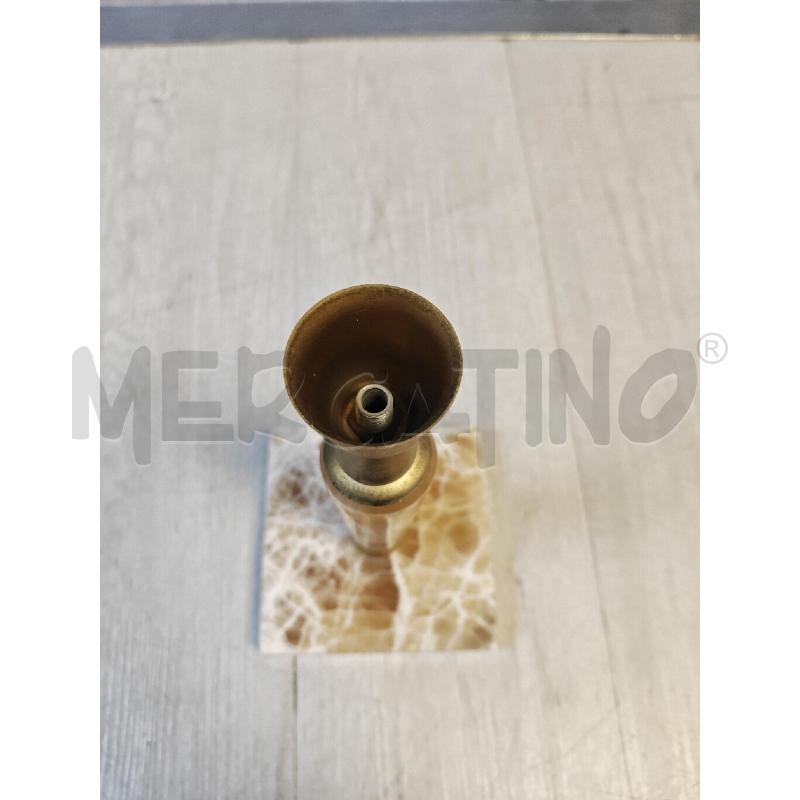 BASE LAMPADA O PORTACANDELA IN ONICE BEIGE | Mercatino dell'Usato Ciampino 2
