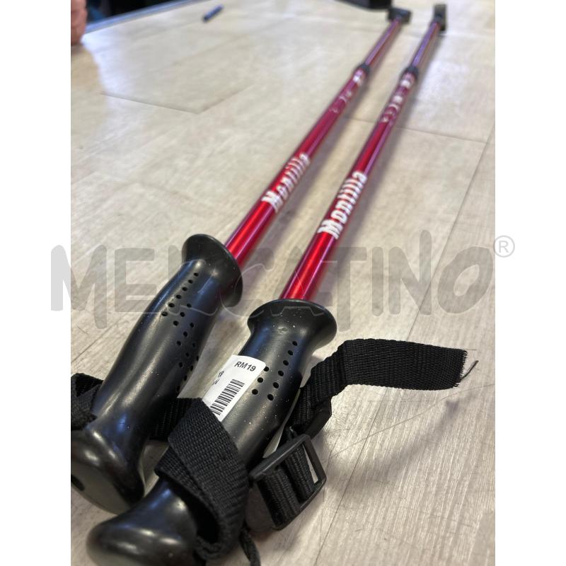BASTONCINI DA TREKKING ROSSI | Mercatino dell'Usato Ciampino 1