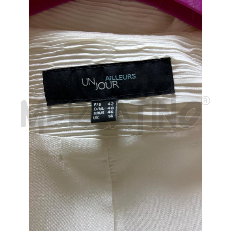 BLAZER DONNA BIANCO UN JOUR AILLEURS | Mercatino dell'Usato Ciampino 3