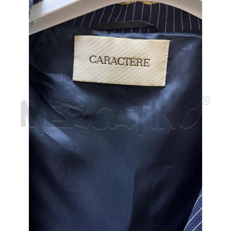 BLAZER DONNA CARACTERE BLU GESSATO  | Mercatino dell'Usato Ciampino 2