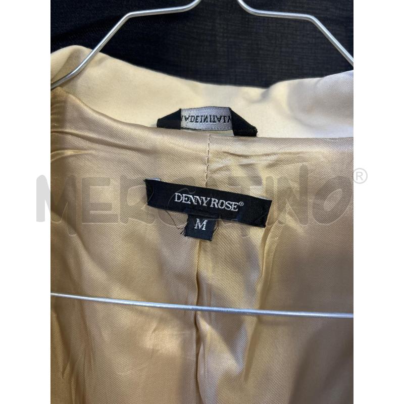 BLAZER DONNA DENNY ROSE BEIGE RICAMI FIORI | Mercatino dell'Usato Ciampino 3